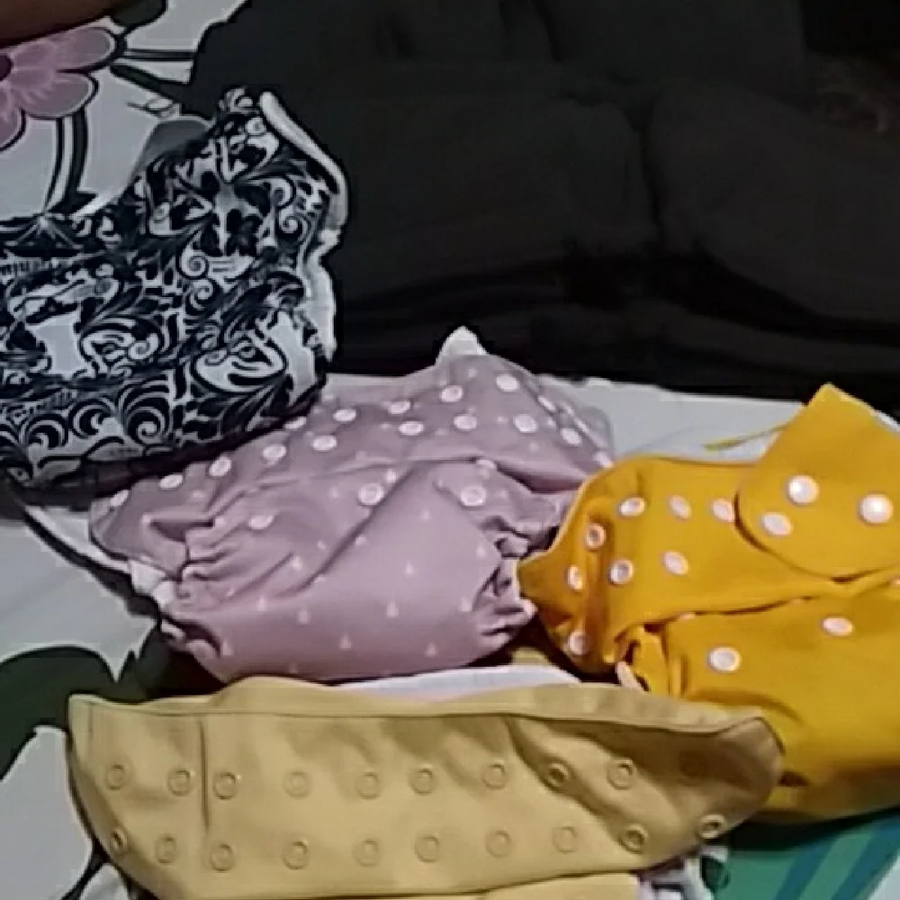 BumGenius Cloth Diaper Covers in Pink, Yellow, Mustard